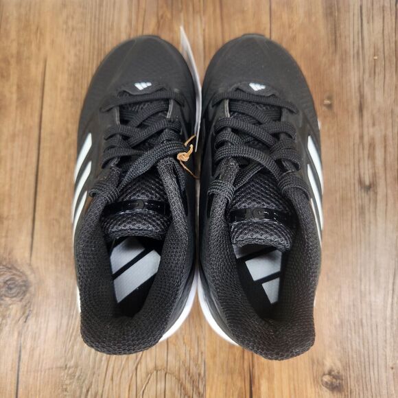 adidas Kids Black and White Athletic Sneakers - Picture 7 of 11